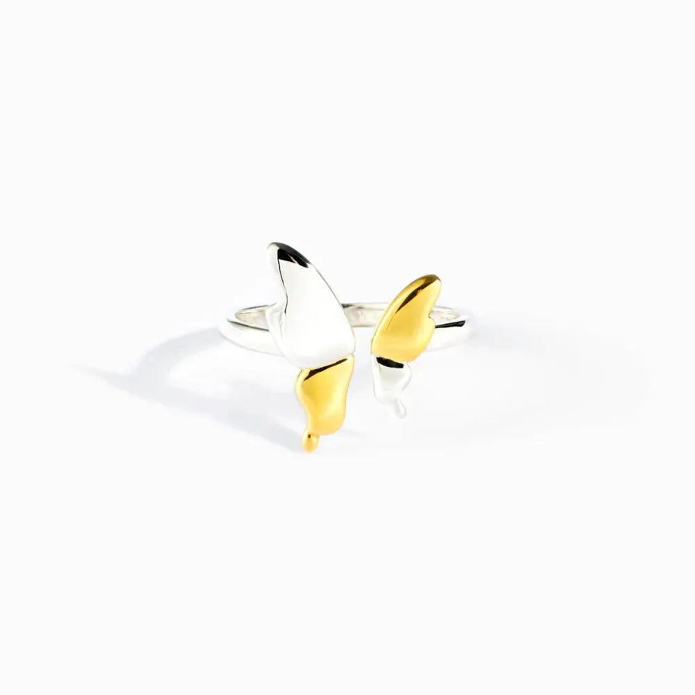 Anillo mariposa en plata de ley 925